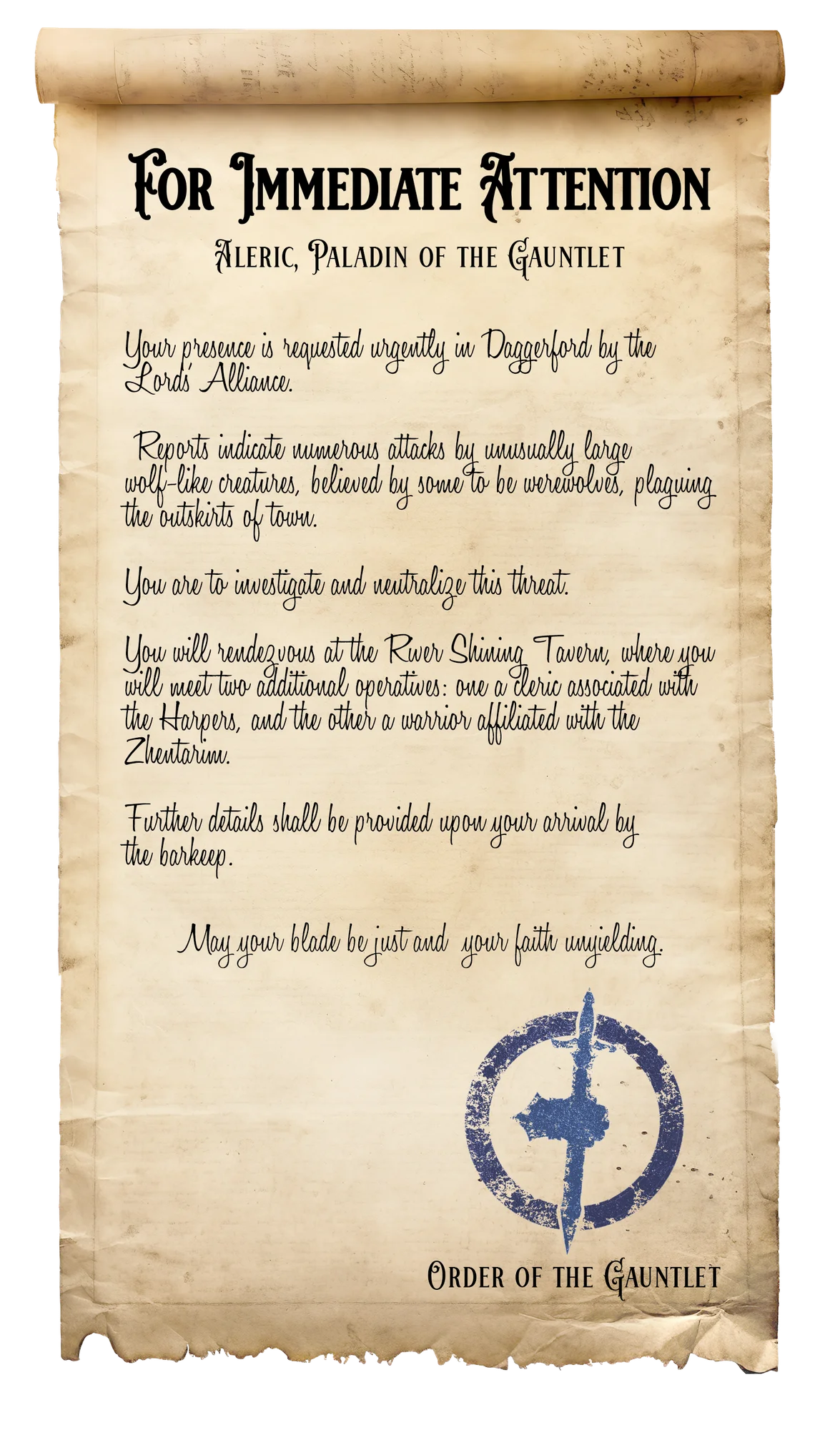 orderofthegauntlet.webp|Order of the Gauntlet Mission Letter|500